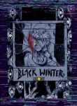 black winter : The chandelier is black
